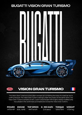 Bugatti Vision Gran Turismo Concept Car