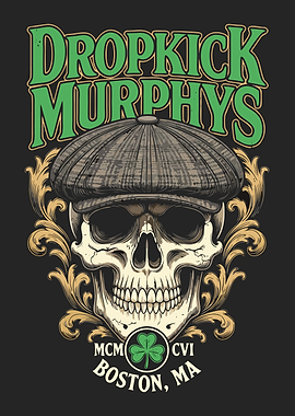 Dropkick Murphys Skull Boston MA