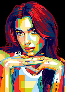 Dua Lipa Digital Art