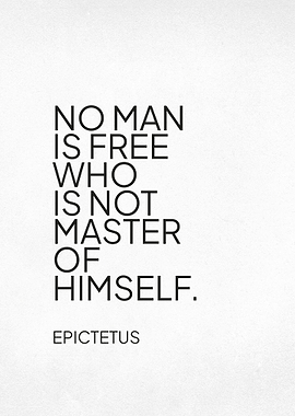 Freedom - Epictetus Quote