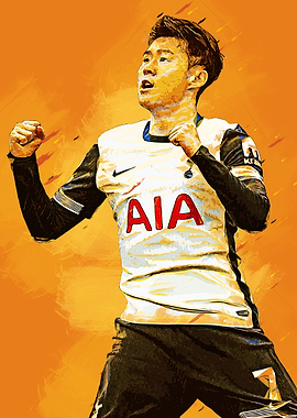 Son Heung-min celebrating a goal
