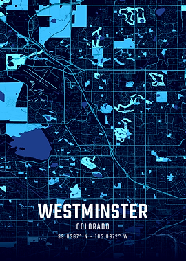 Westminster Colorado Midnight City Map