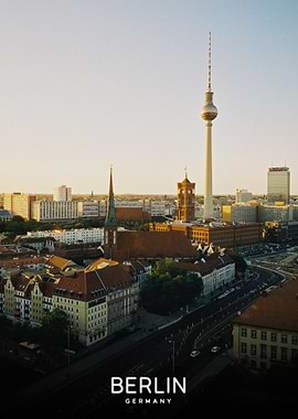 Berlin Cityscape with TV Tower