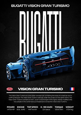Bugatti Vision Gran Turismo Concept Car
