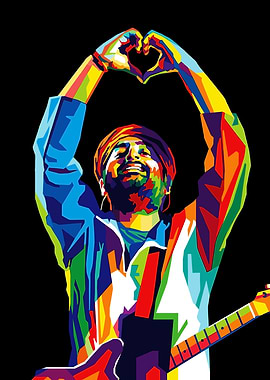 Arijit Singh Colorful Making Heart Shape