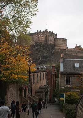 Edinburgh Castle and Old Town Street