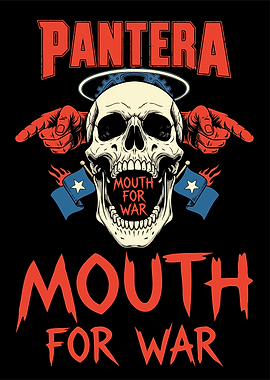 Pantera Mouth for War Skull