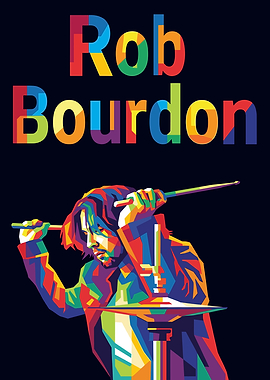 Rob Bourdon Pop Art Portrait