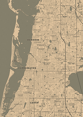 Clearwater, Dunedin, and Largo, Florida