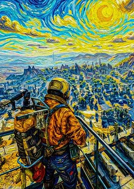 ARC Raiders Starry Night Game Art