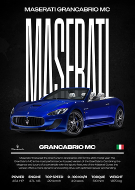 Maserati Grancabrio MC Convertible