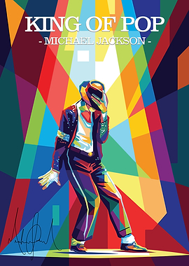Michael Jackson King of Pop Art