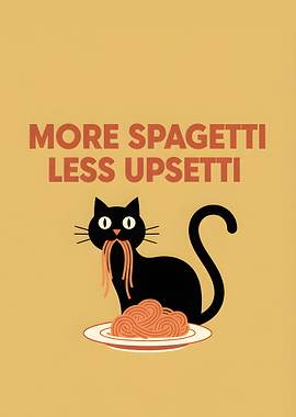 More Spagetti Less Upsetti Cat