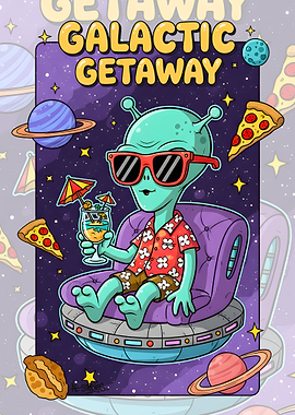 Galactic Getaway Alien Vacation