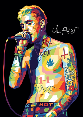 Lil peep Wpap art