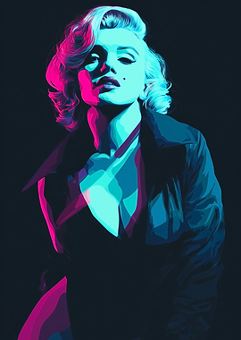 Marilyn Monroe Pop Art Portrait
