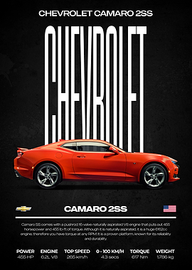 Chevrolet Camaro 2SS Poster