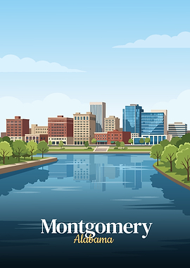 Montgomery, Alabama Skyline