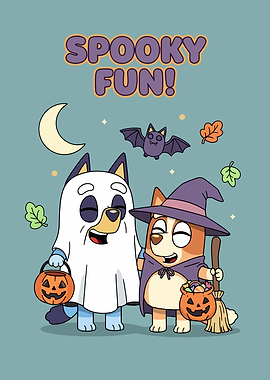 Bluey and Bingo Halloween Fun