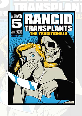Rancid and Transplants Concert Poster