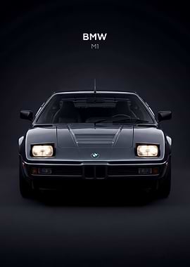 Classic Car BMW M1 Minimalist
