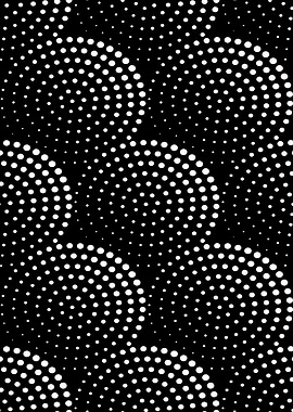 Abstract Halftone Dot Pattern