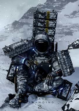 Death Stranding 2 Character in Snow