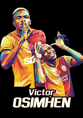 Victor Osimhen Pop Art