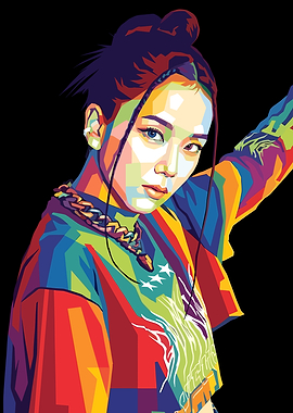 Jisoo Wpap pop art