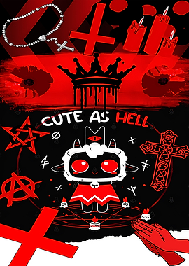Cute As Hell Lamb Character