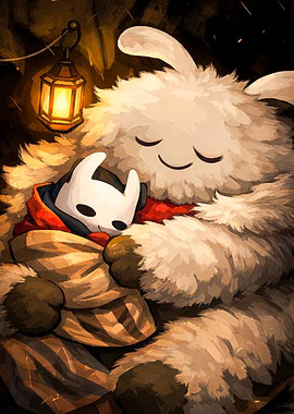 Hollow Knight Characters Sleeping