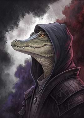 Mysterious Alligator Wizard