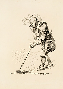 Knight Gardening with a Hoe