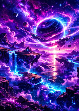 Cosmic Waterfall Landscape