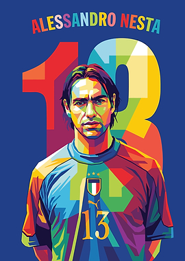 Alessandro Nesta Pop Art Portrait