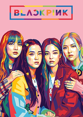 Blackpink Pop Art Portrait