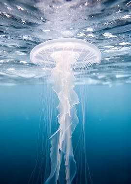 Jellyfish underwater