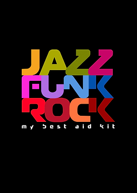 Jazz Funk Rock Text Art