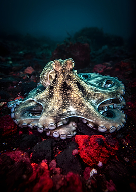 Octopus on the Ocean Floor