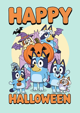 Bluey Halloween Characters