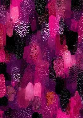 Abstract Pink and Purple Watercolor Pattern