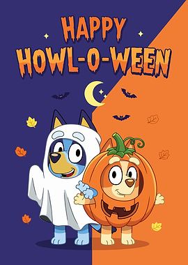 Bluey and Bingo Halloween