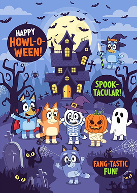 Bluey Halloween Haunted House