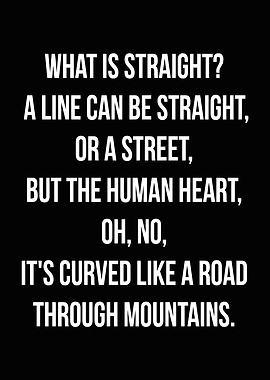 The Human Heart is Curved