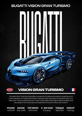 Bugatti Vision Gran Turismo Concept Car