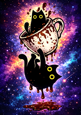 Cosmic Coffee Cats