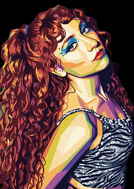 Pop Art Portrait of a Chappell Roan