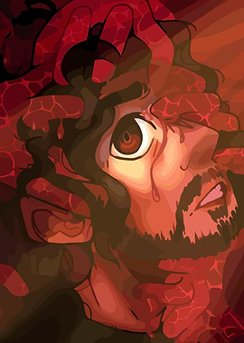 Man with Snakes in Hair