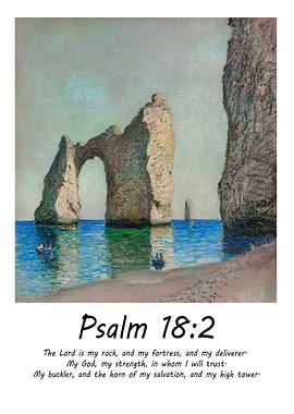 Coastal Archway with Scripture