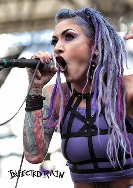 Infected Rain Singer Elena Shirmanova